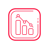 Statistics chart-graph icon